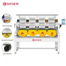 High-speed 4-head computerized embroidery machine